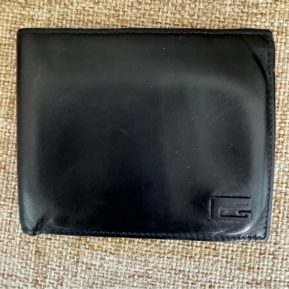 GUCCI Black Leather Wallet